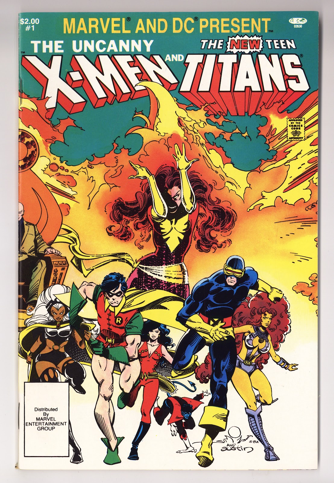 Marvel and DC Present Featuring the Uncanny X-Men and the New Teen Titans 1 VF/NM (9.0) (1982) 