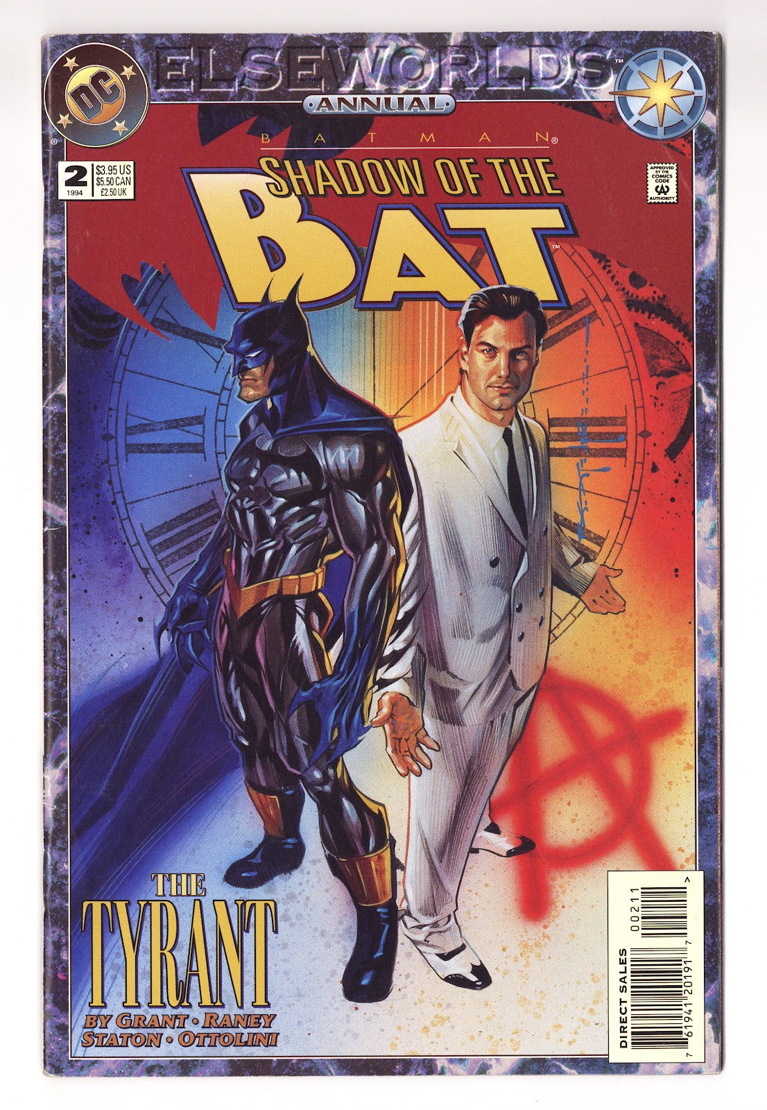 Batman: Shadow of the Bat Annual 2 Mid Grade (1994) 