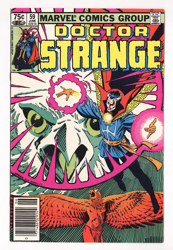 Doctor Strange Vol 1 59  High Grade   (1983)   Canadian Price Variant