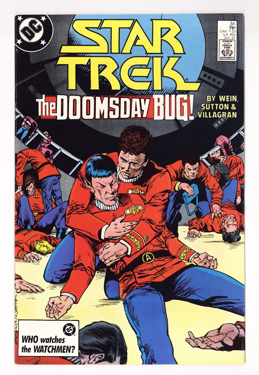 Star Trek Vol 1 34  Mid Grade   (1987)