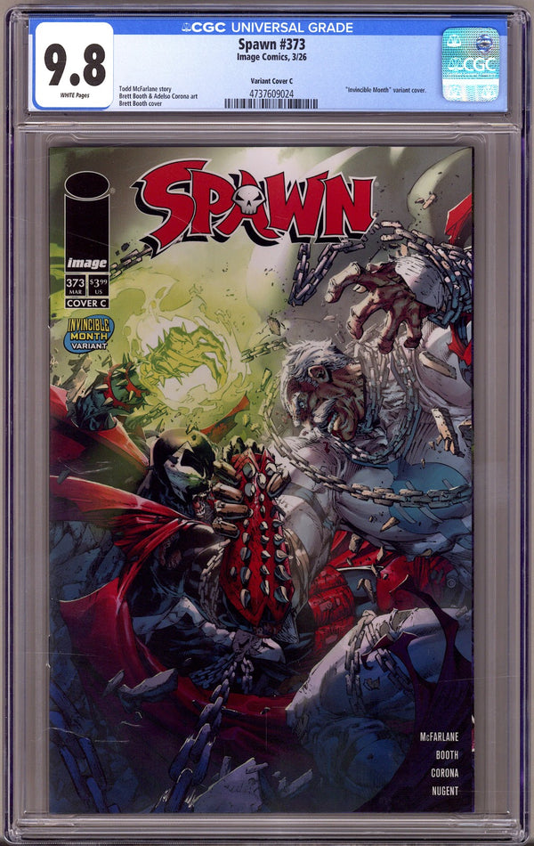 Spawn 373 CGC 9.8 (NM/M) (2026) Booth Invincible Variant