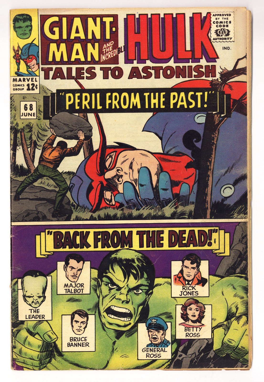Tales to Astonish Vol 1 68  VG- (3.5)   (1965)