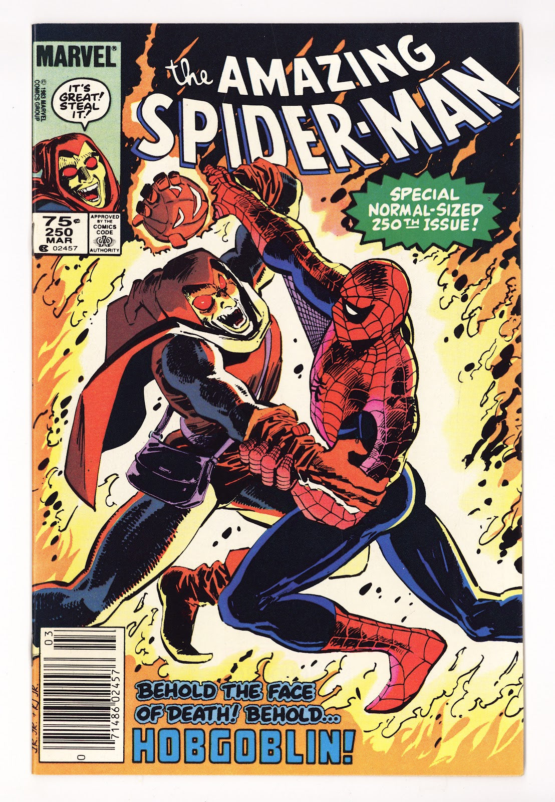 The Amazing Spider-Man Vol 1 250 VF/NM (9.0) (1984) Canadian Price Variant 