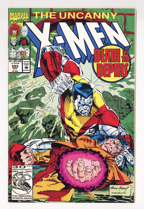 The Uncanny X-Men Vol 1 293  High Grade   (1992)
