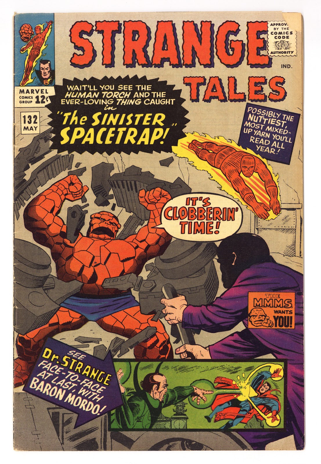 Strange Tales Vol 1 132 VG+ (4.5) (1965) 