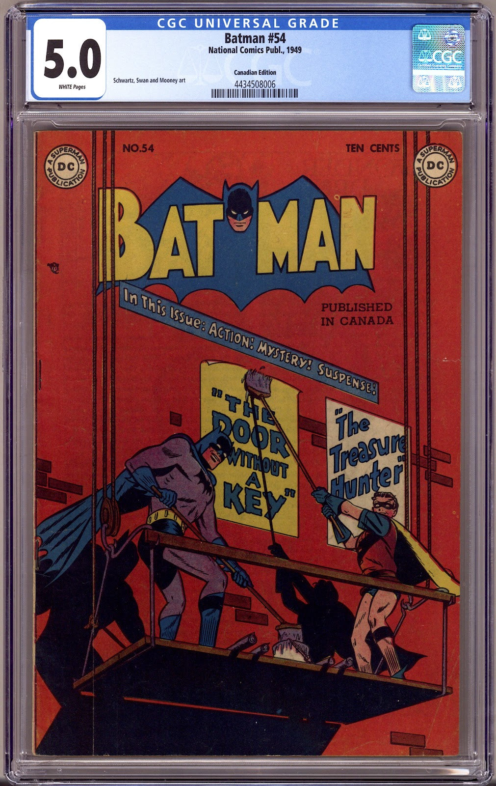 Batman Vol 1 54 CGC 5.0 (VG/FN) (1949) Canadian Edition 