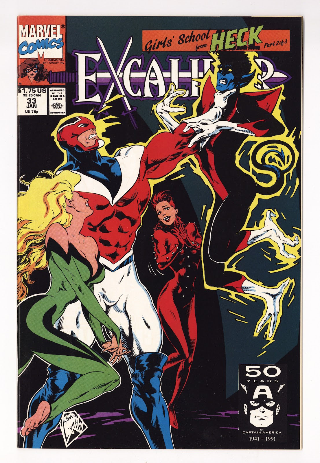 Excalibur Vol 1 33 High Grade (1991) Direct 