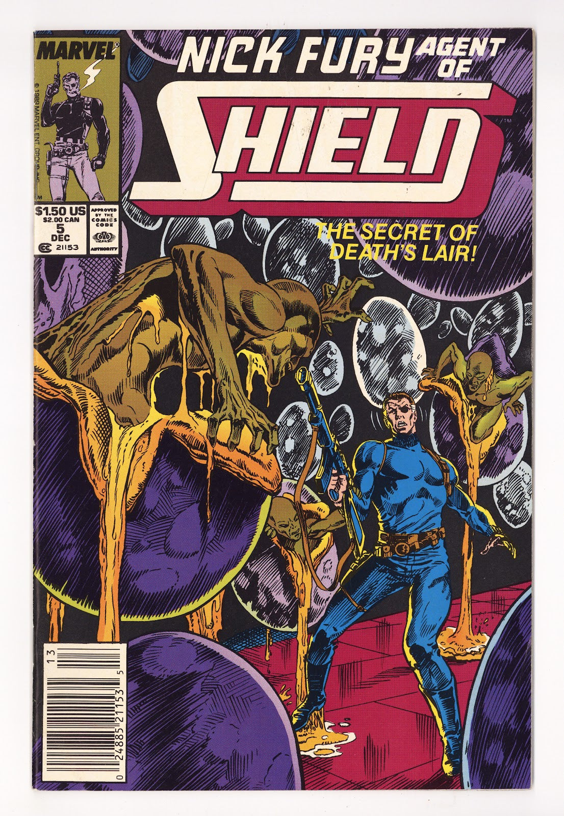 Nick Fury, Agent of S.H.I.E.L.D. Vol 2 5  High Grade   (1989)     