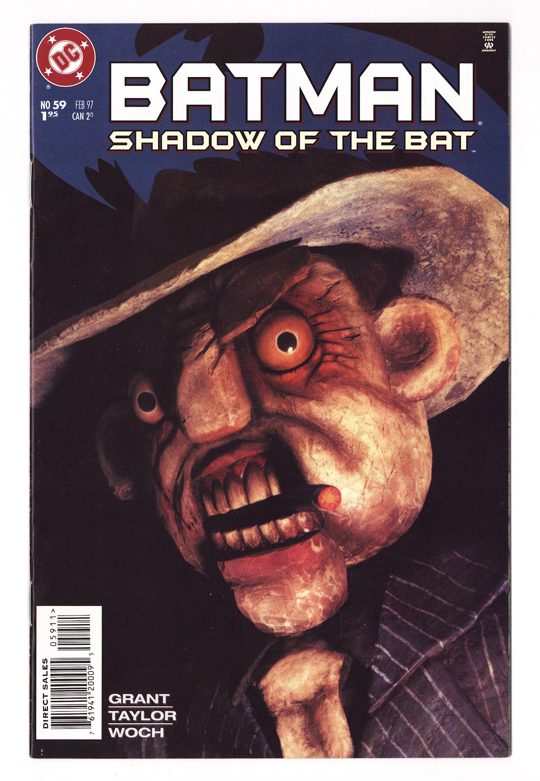 Batman: Shadow of the Bat   59  High Grade   (1997)   Direct Sales  