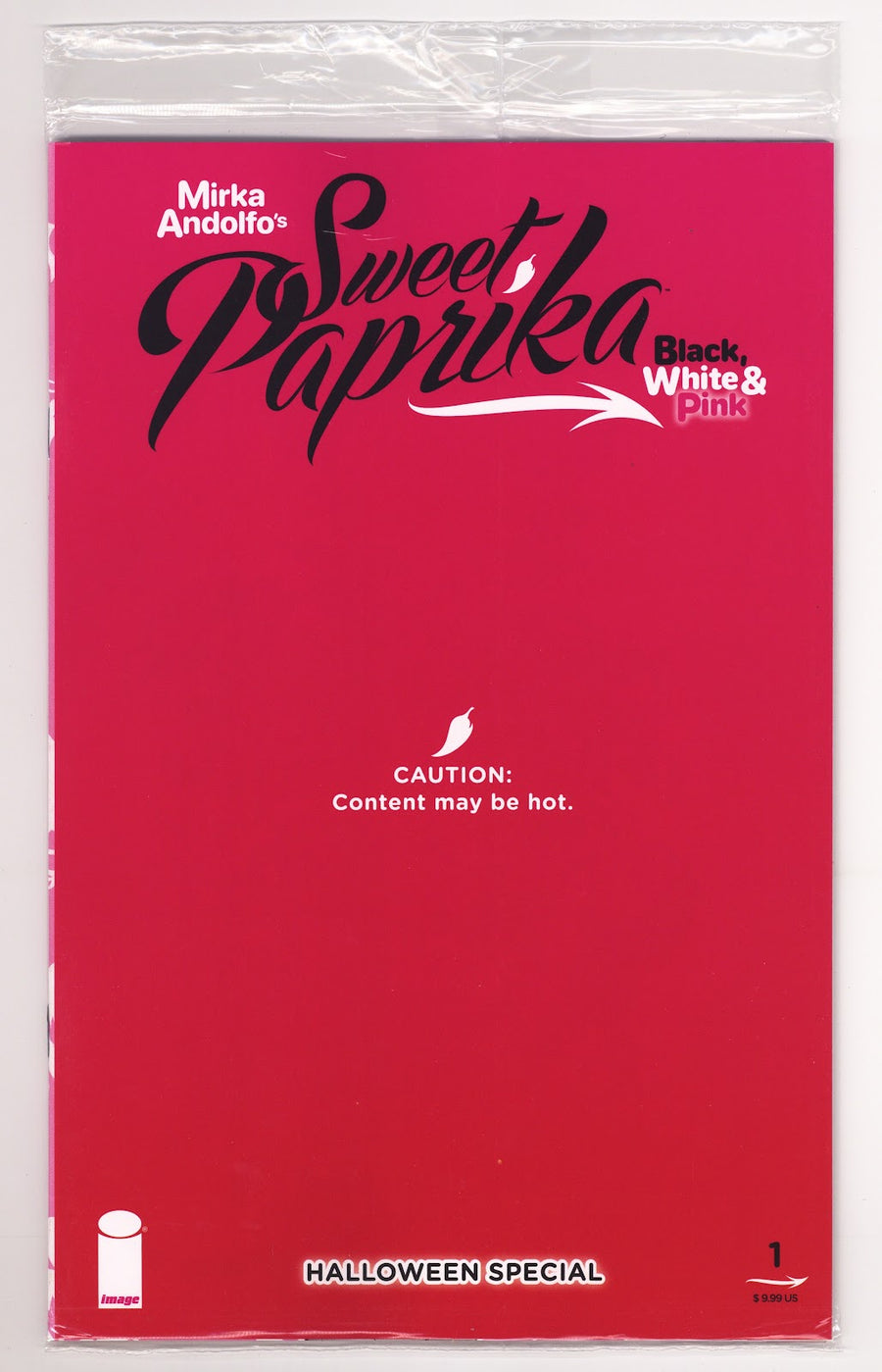 Mirka Andolfos Sweet Paprika Black White & Pink Halloween Special #1 (2026) Andolfo Variant