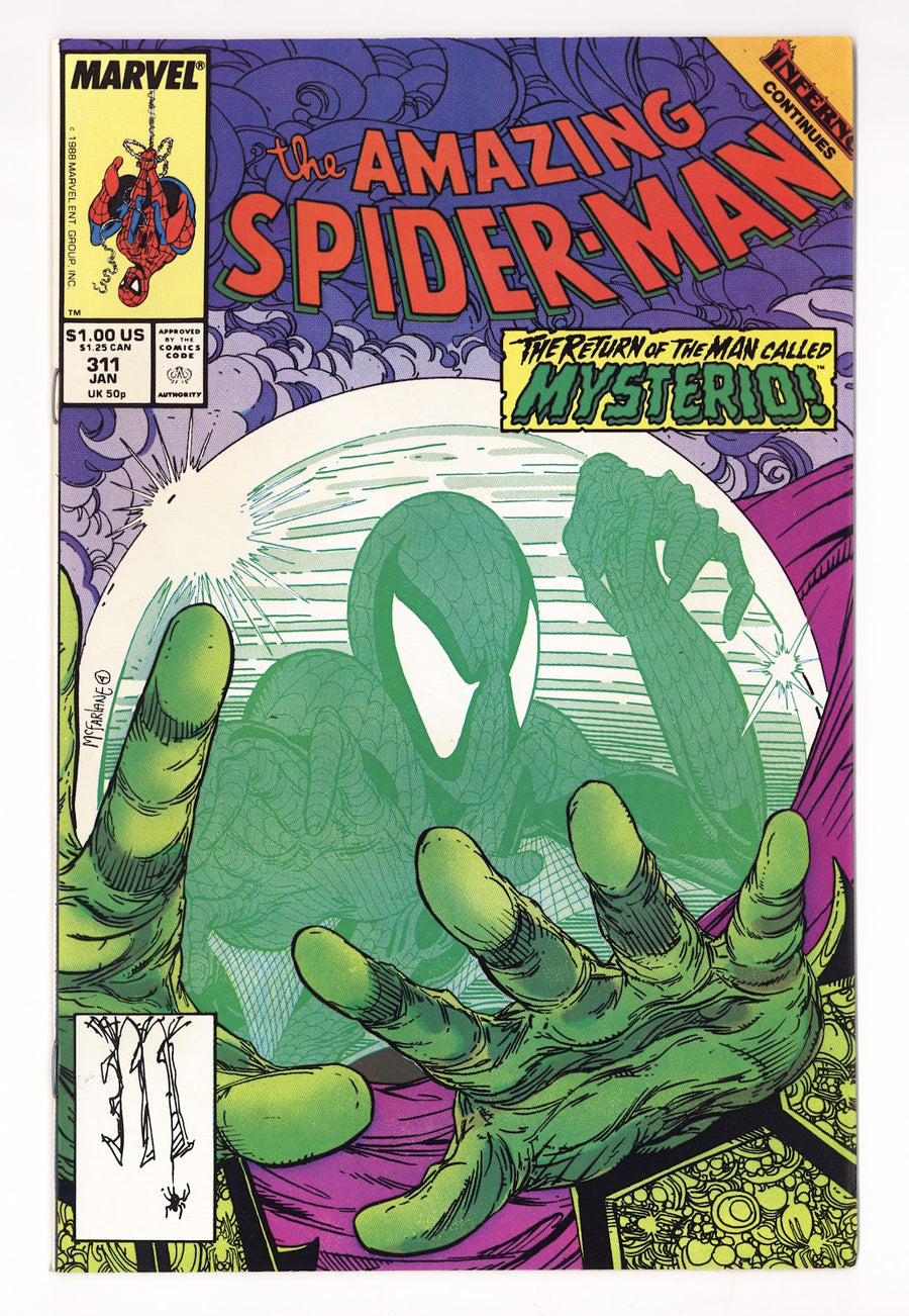 The Amazing Spider-Man Vol 1 311  NM- (9.2)   (1989)