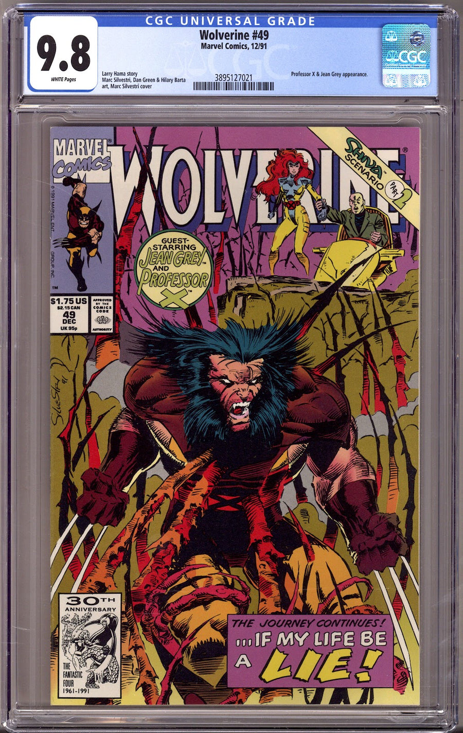 Wolverine Vol 2 49 CGC 9.8 (NM/M) (1991) 