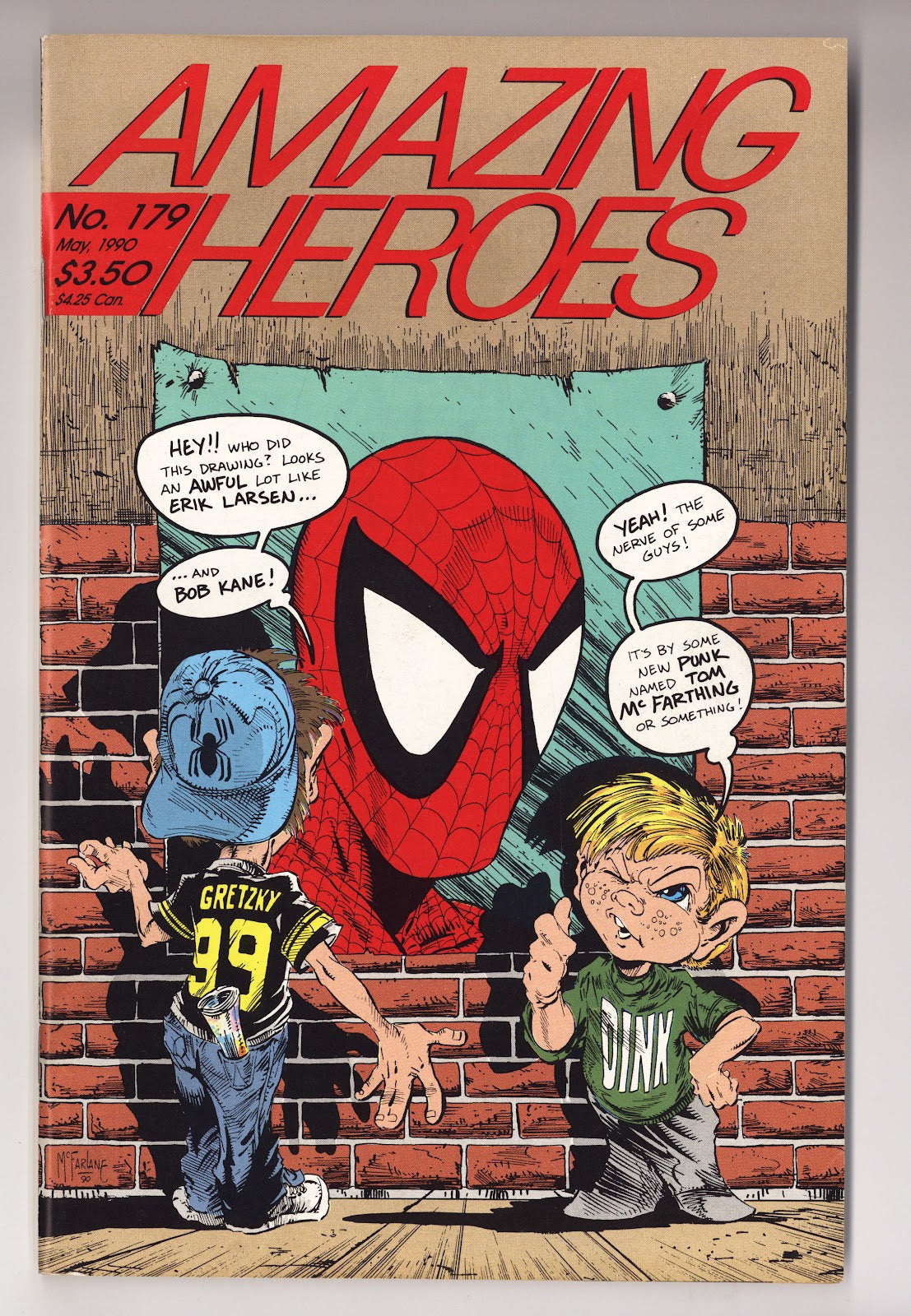 Amazing Heroes 179 VF- (7.5) (1990) 