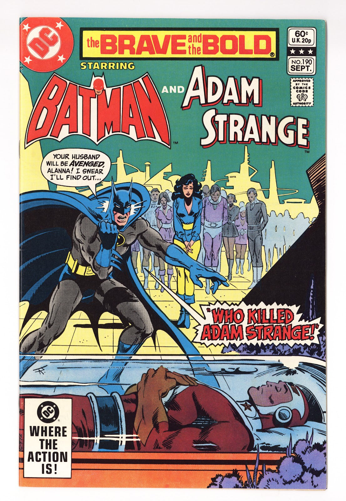 The Brave and the Bold Vol 1 190 Mid Grade (1982) Direct 