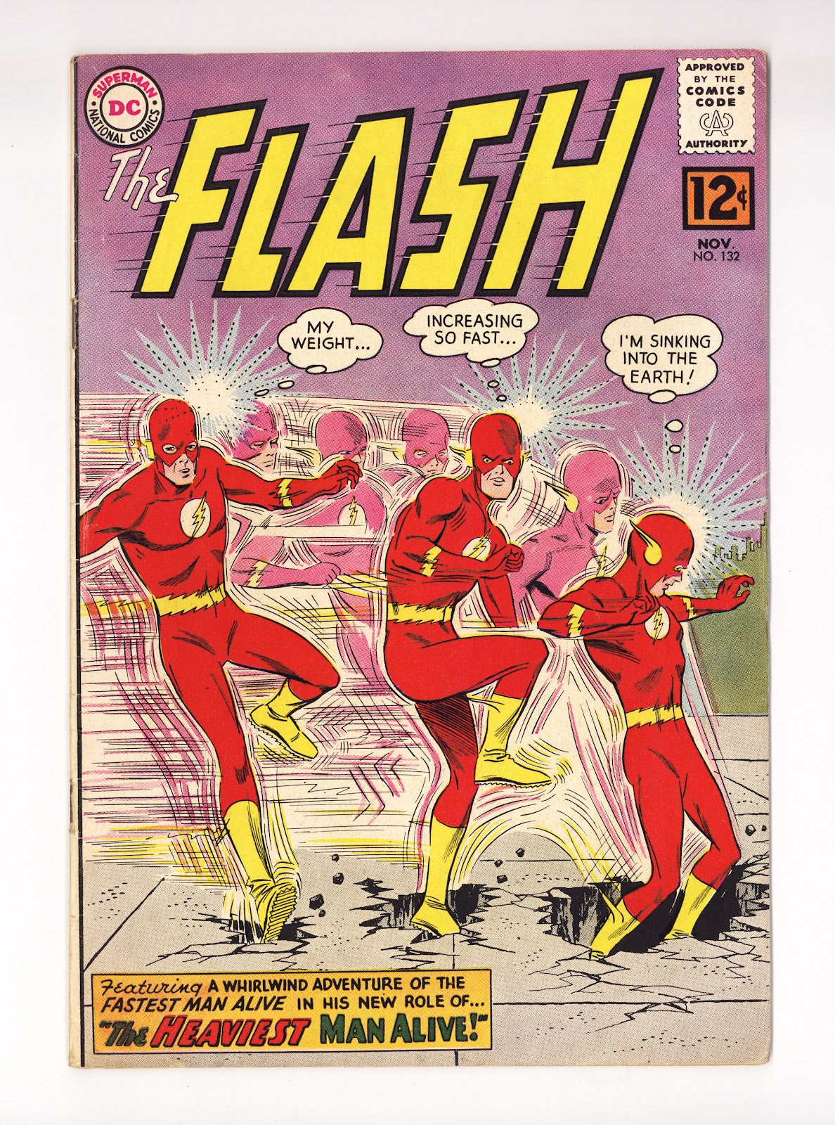The Flash Vol 1 132  VG+ (4.5)   (1962)     