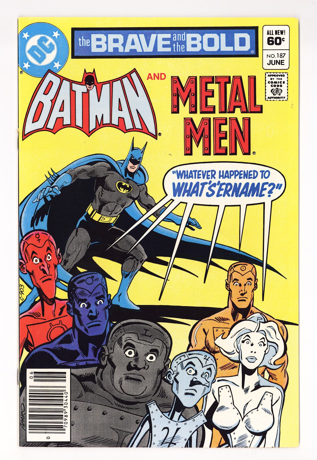 The Brave and the Bold Vol 1 187 High Grade (1982) Newsstand 