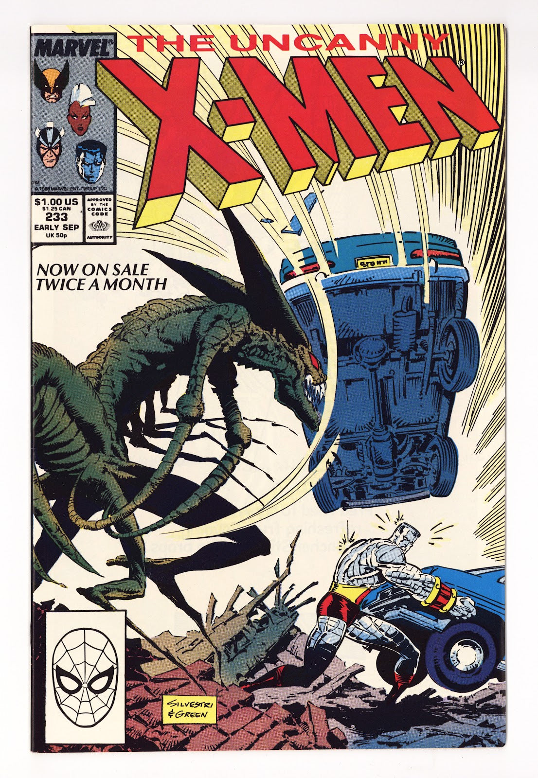 The Uncanny X-Men Vol 1 233  High Grade   (1988)