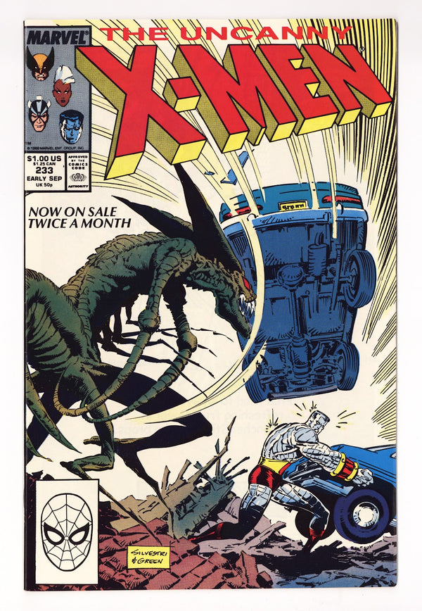 The Uncanny X-Men Vol 1 233  High Grade   (1988)