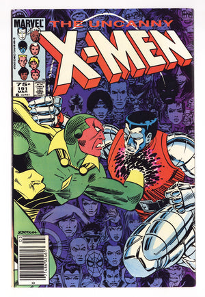The Uncanny X-Men Vol 1 191  VF (8.0)   (1985)   Canadian Price Variant