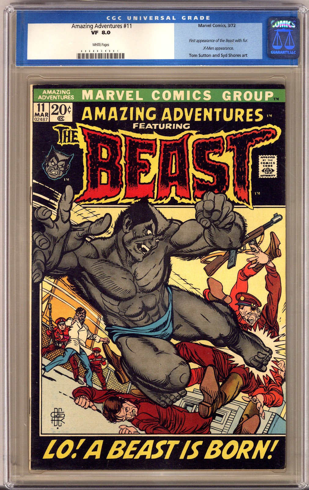 Amazing Adventures Vol 2 11 CGC 8.0 (VF) (1972) 