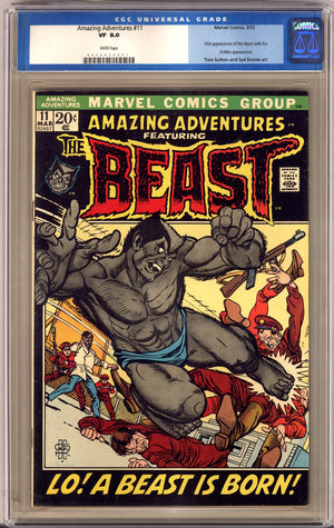 Amazing Adventures Vol 2 11 CGC 8.0 (VF) (1972)