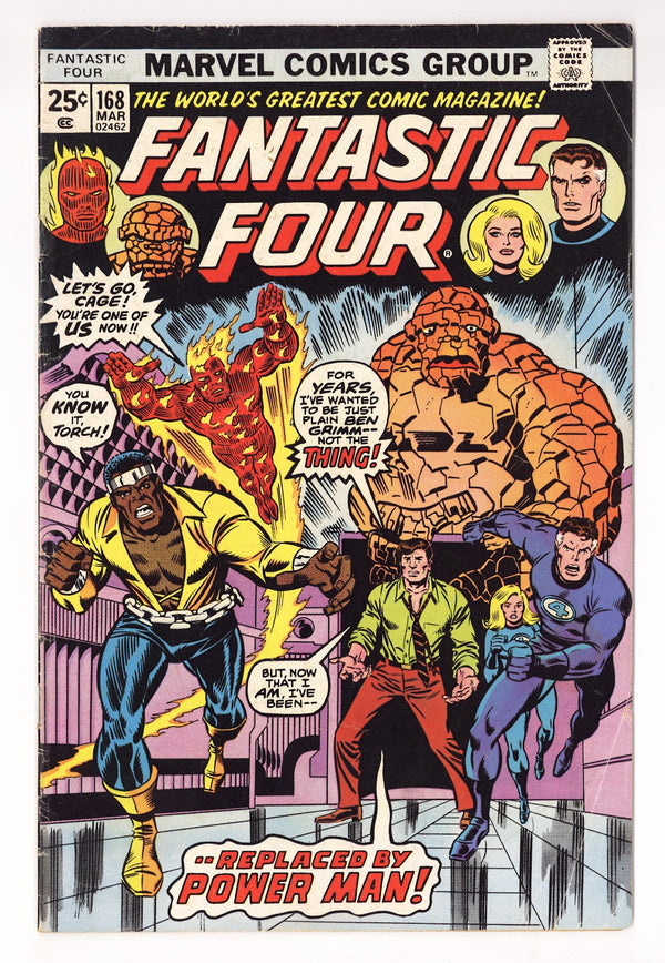 Fantastic Four Vol 1 168 Low Grade (1976)