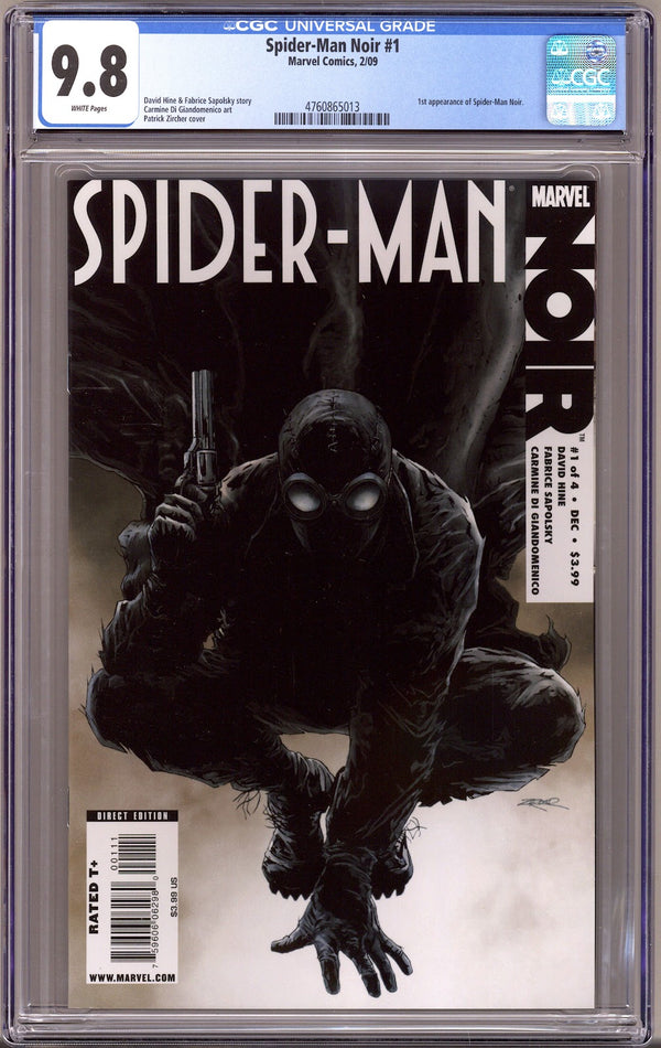 Spider-Man Noir Vol 1 1 CGC 9.8 (NM/M)   (2009)