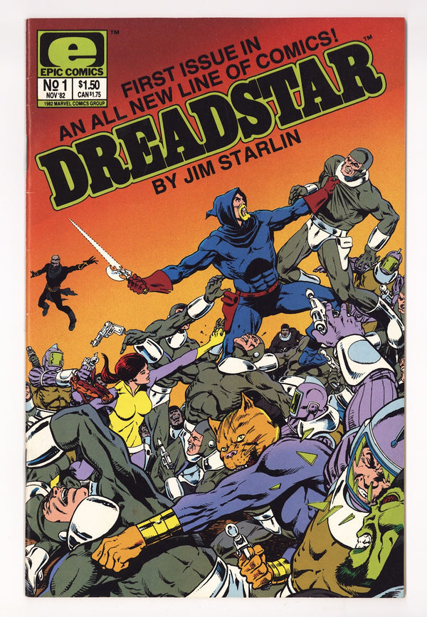 Dreadstar Vol 1 1  Mid Grade   (1982)