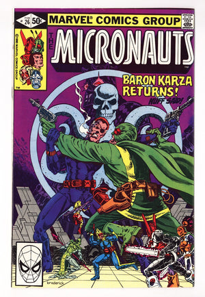 Micronauts Vol 1 26  High Grade   (1981)