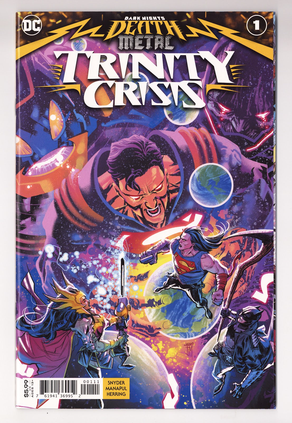 Dark Nights: Death Metal Trinity Crisis   1  High Grade   (2020)