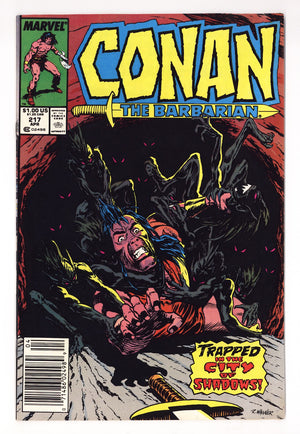 Conan the Barbarian Vol 1 217  Mid Grade   (1989)   Newsstand