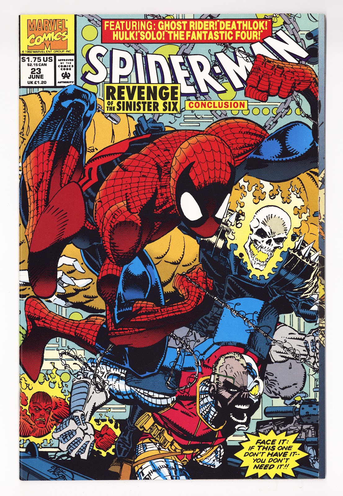 Spider-Man Vol 1 23 High Grade (1992) 
