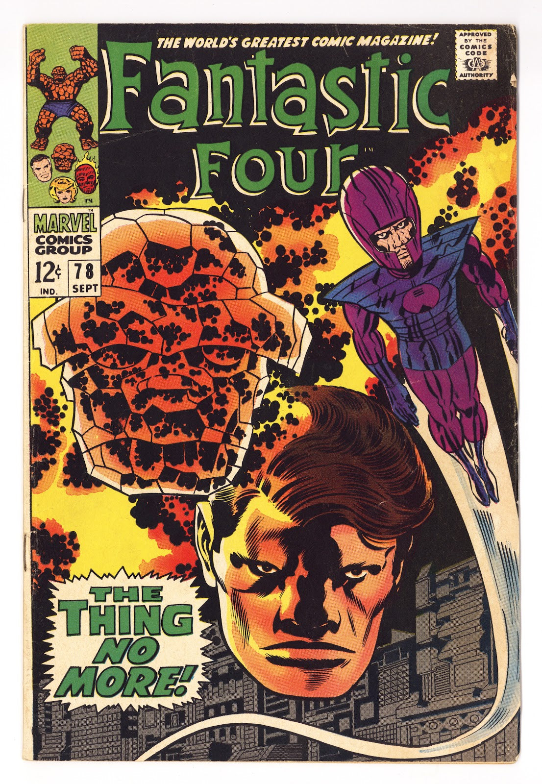 Fantastic Four Vol 1 78 VG+ (4.5) (1968) 