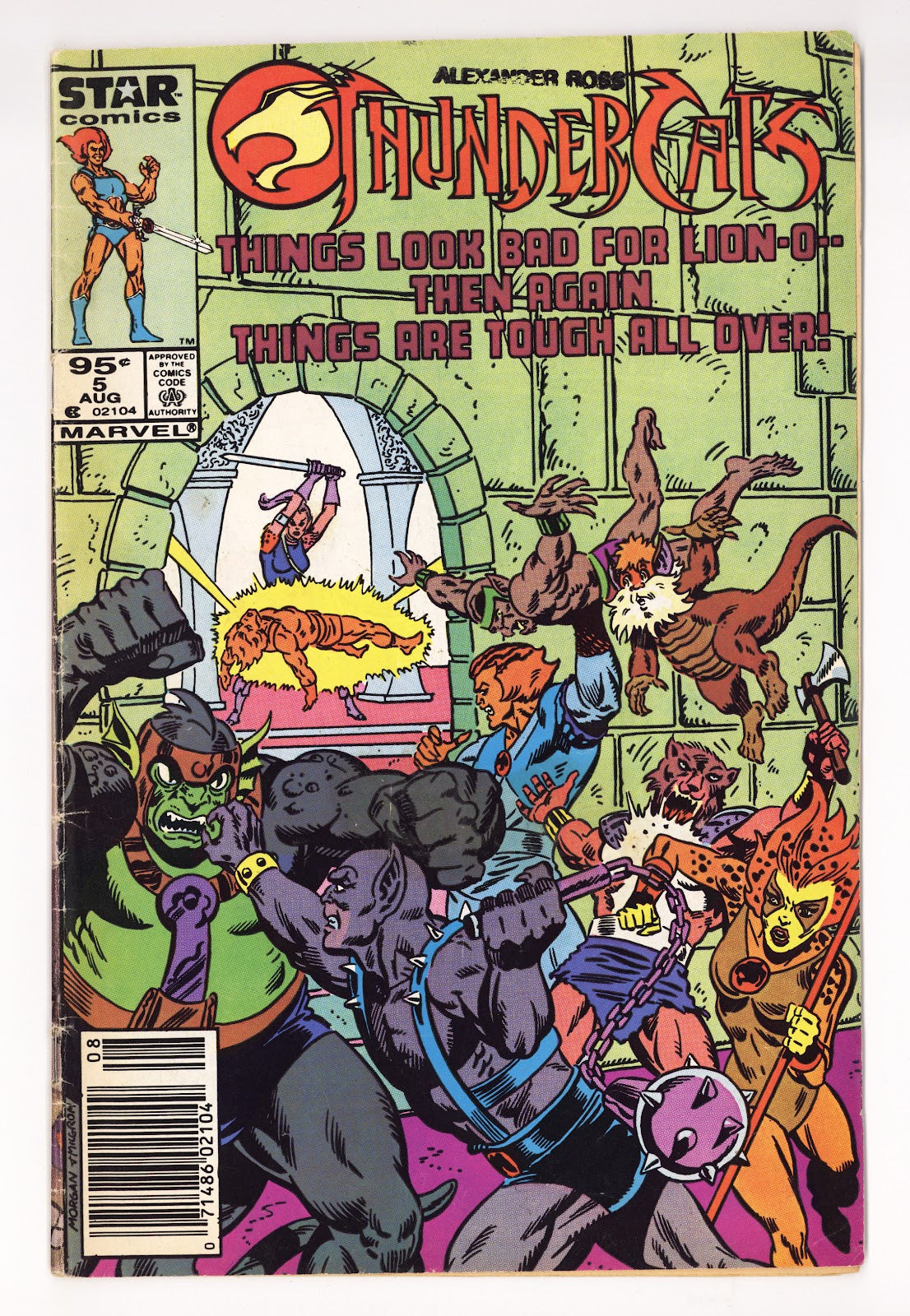 Thundercats Vol 1 5  GD/VG (3.0)   (1986)   Canadian  