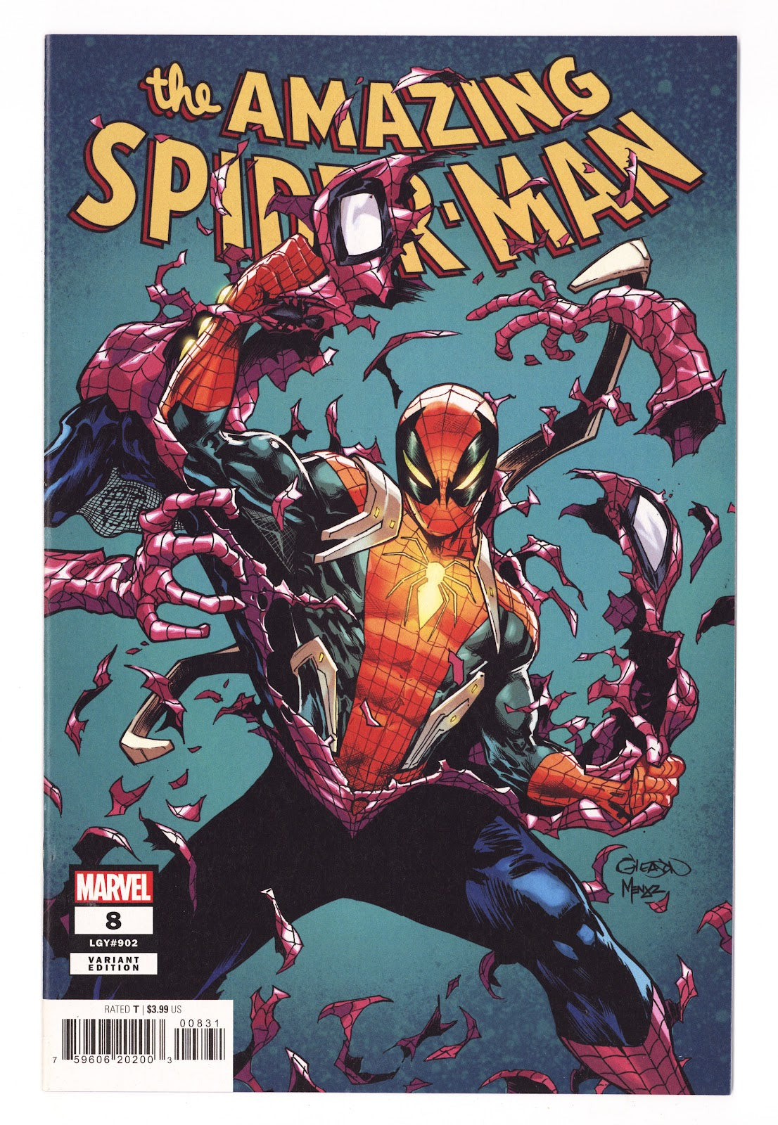 The Amazing Spider-Man Vol 6 8 (902) High Grade (2022) Gleason Variant 