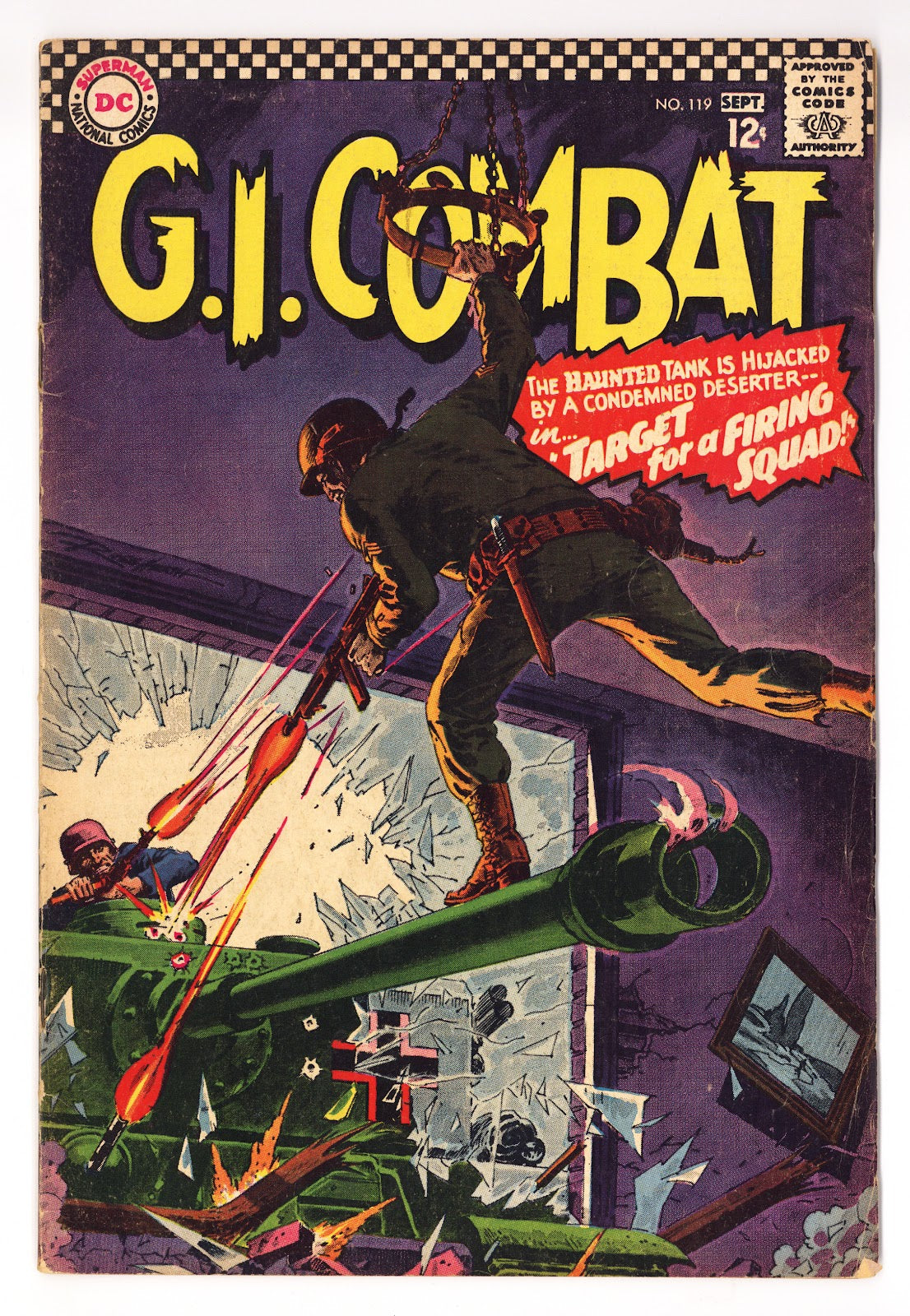G.I. Combat Vol 1 119  VG+ (4.5)   (1966)     