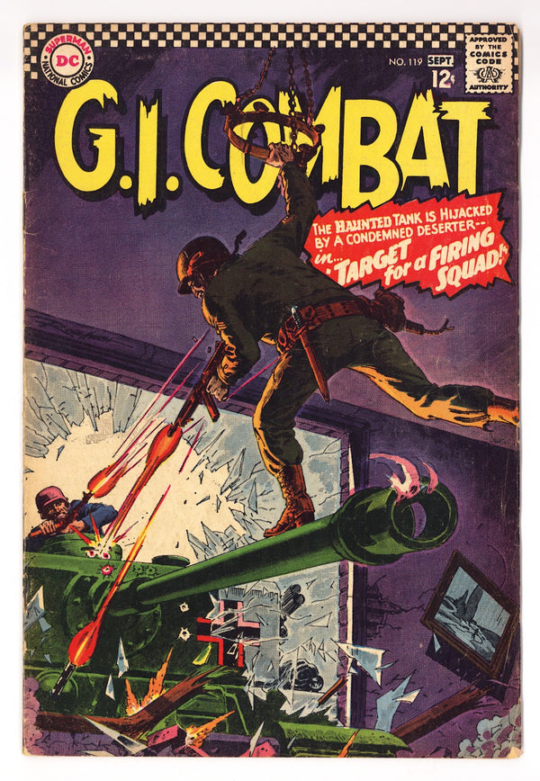 G.I. Combat Vol 1 119  VG+ (4.5)   (1966)