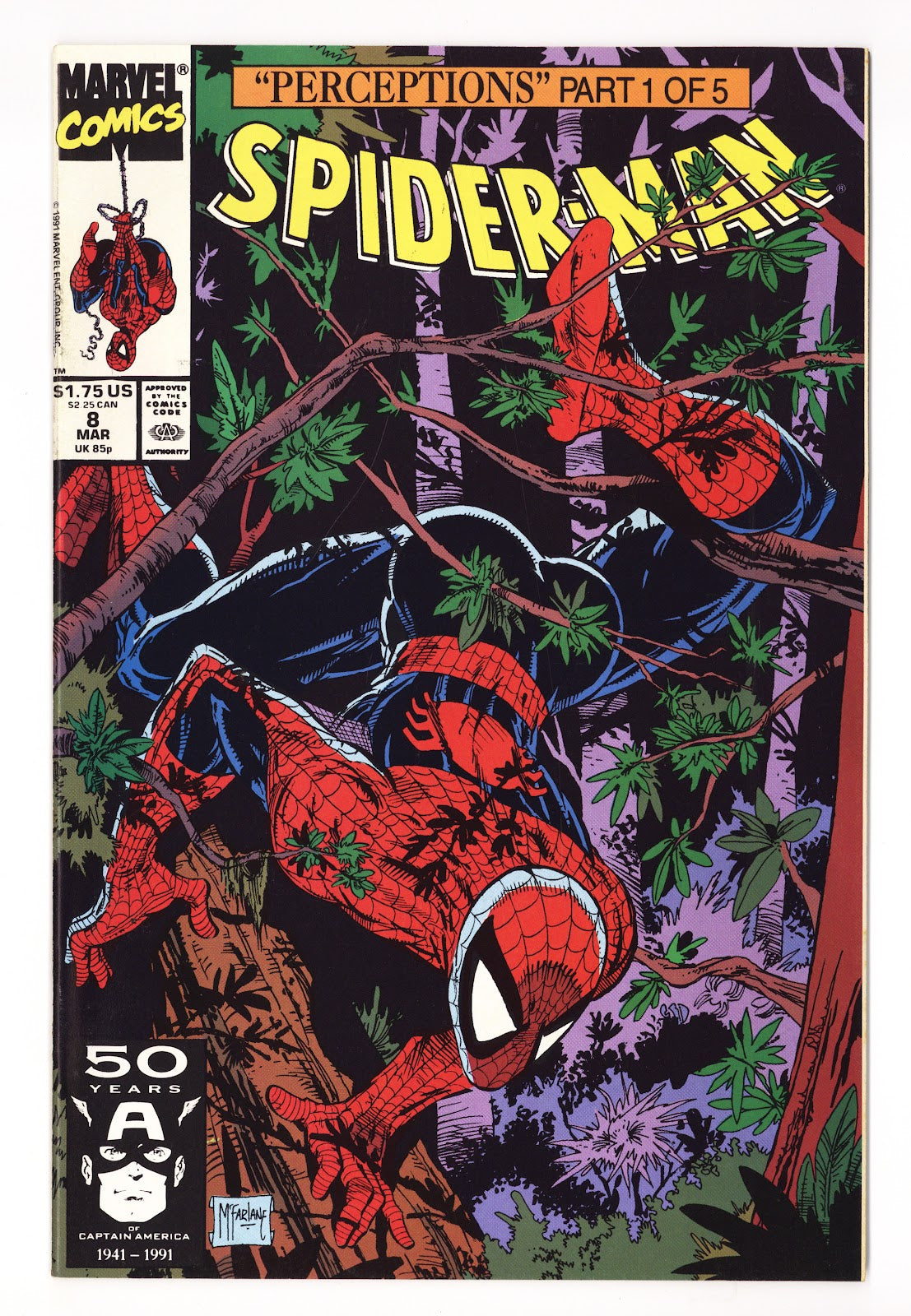 Spider-Man Vol 1 8 High Grade (1991) Direct 