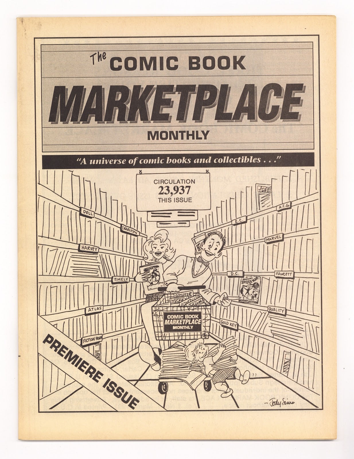 Comic Book Marketplace Vol 1 1 VF- (7.5) (1991) 