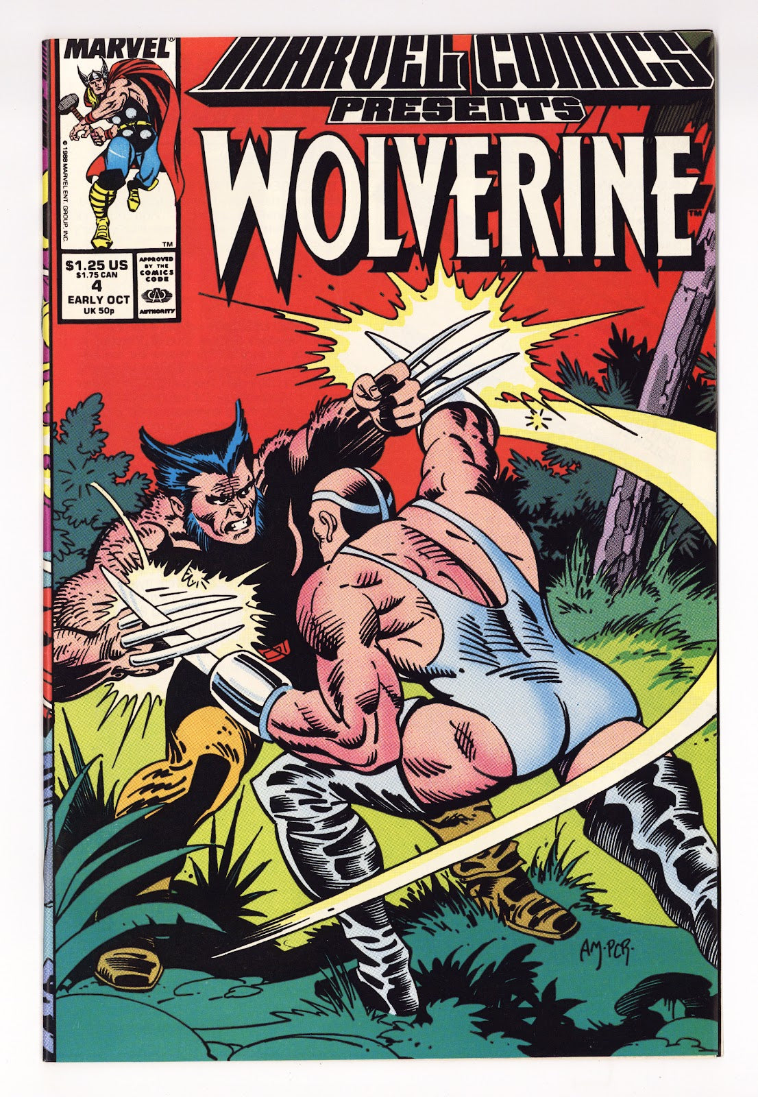 Marvel Comics Presents Vol 1 4 High Grade (1988) 