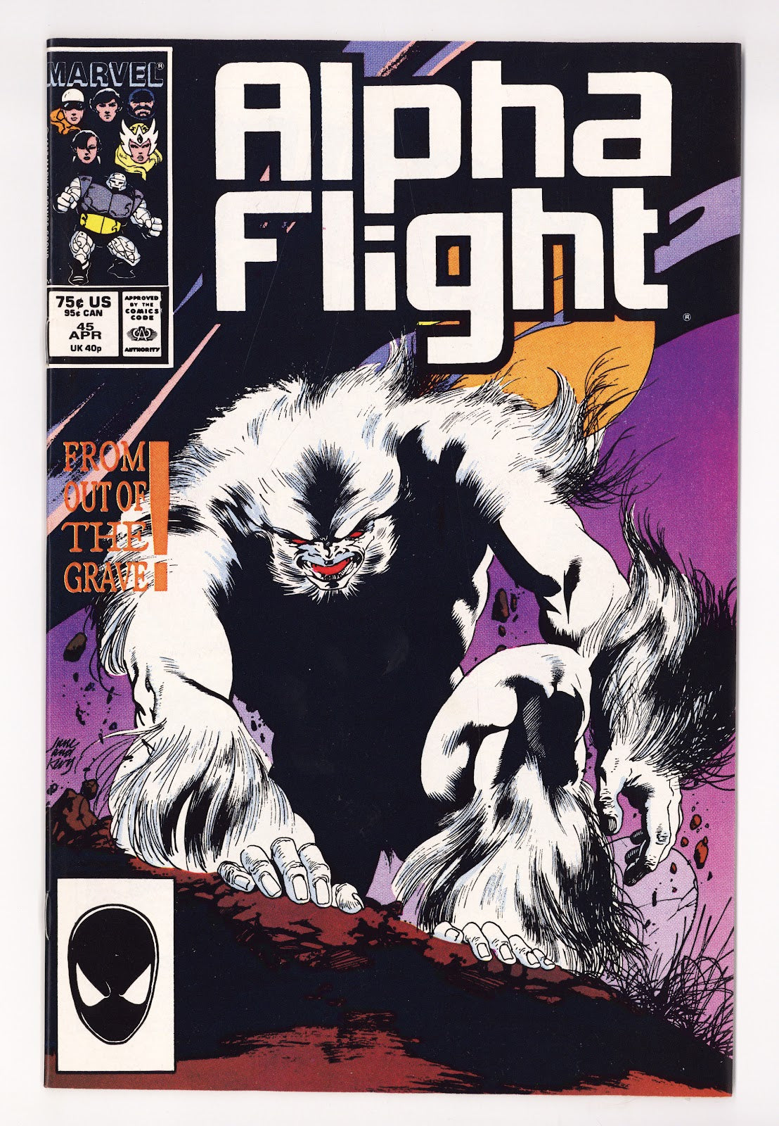 Alpha Flight Vol 1 45 High Grade (1987) 