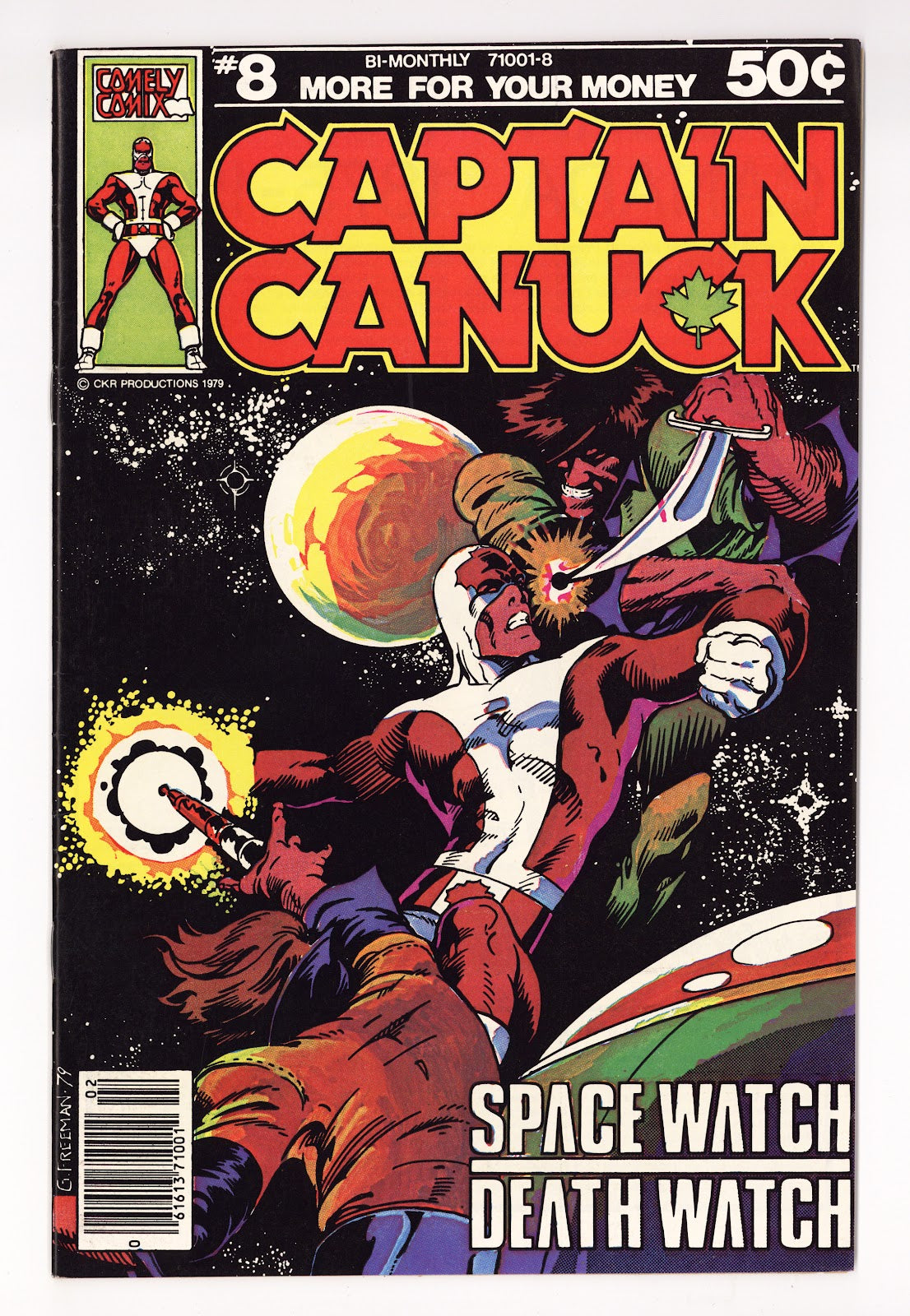 Captain Canuck Vol 1 8 Mid Grade (1980) 