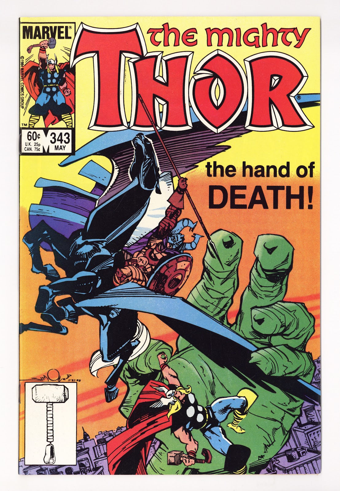 Thor Vol 1 343 High Grade (1984) Direct 