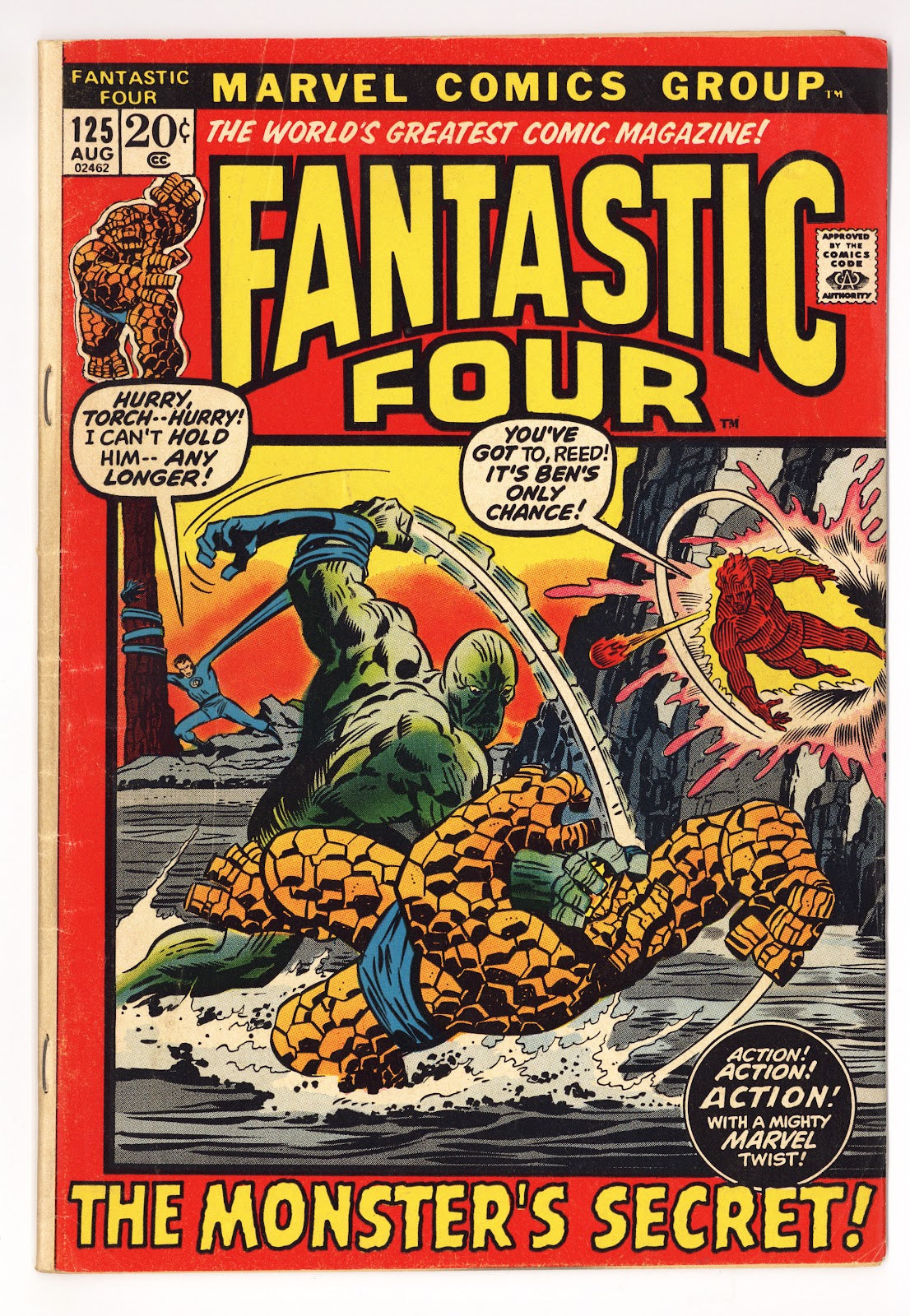 Fantastic Four Vol 1 125  VG- (3.5)   (1972)     
