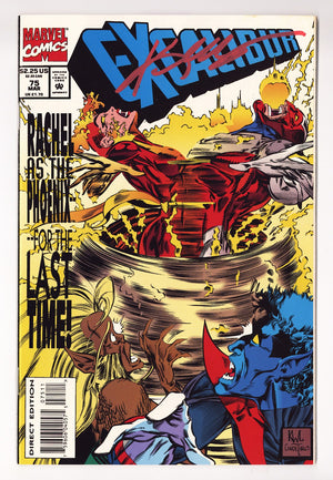 Excalibur Vol 1 75 VF/NM (9.0) (1994) Signed x1 Cover Ken Lashley