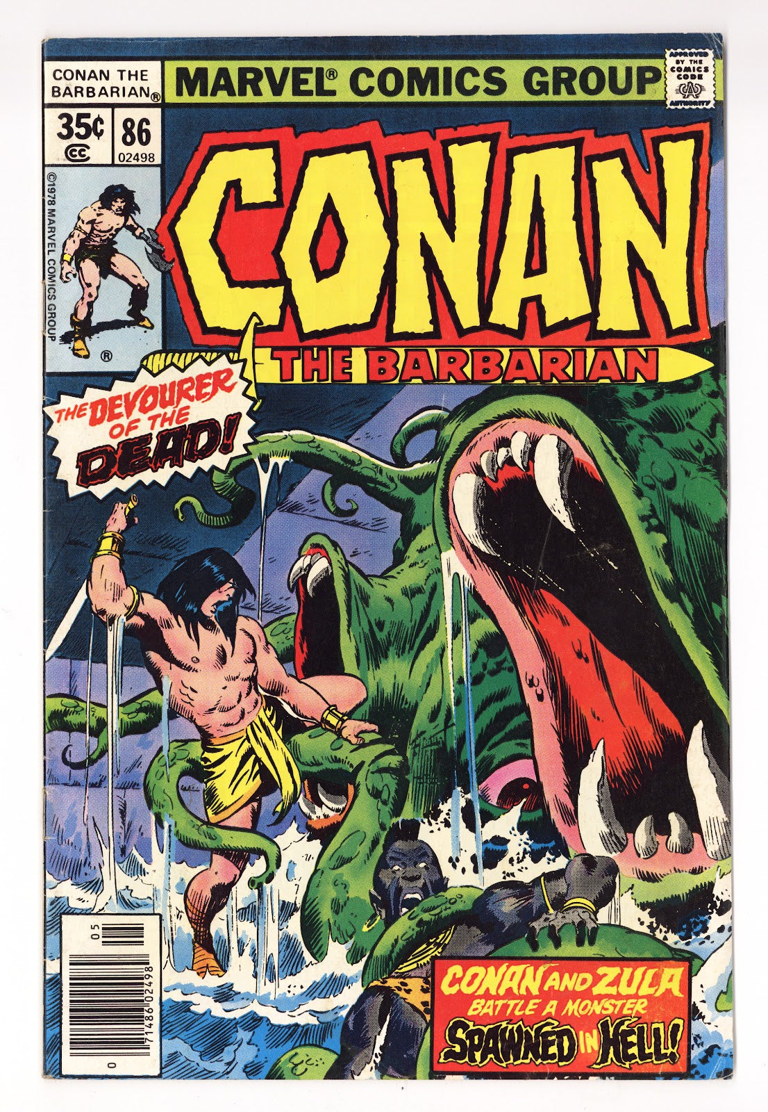 Conan the Barbarian Vol 1 86  Mid Grade   (1978)     