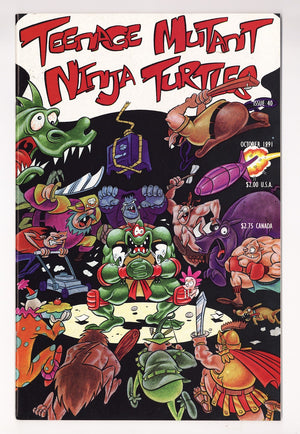 Teenage Mutant Ninja Turtles Vol 1 40  VF/NM (9.0)   (1991)