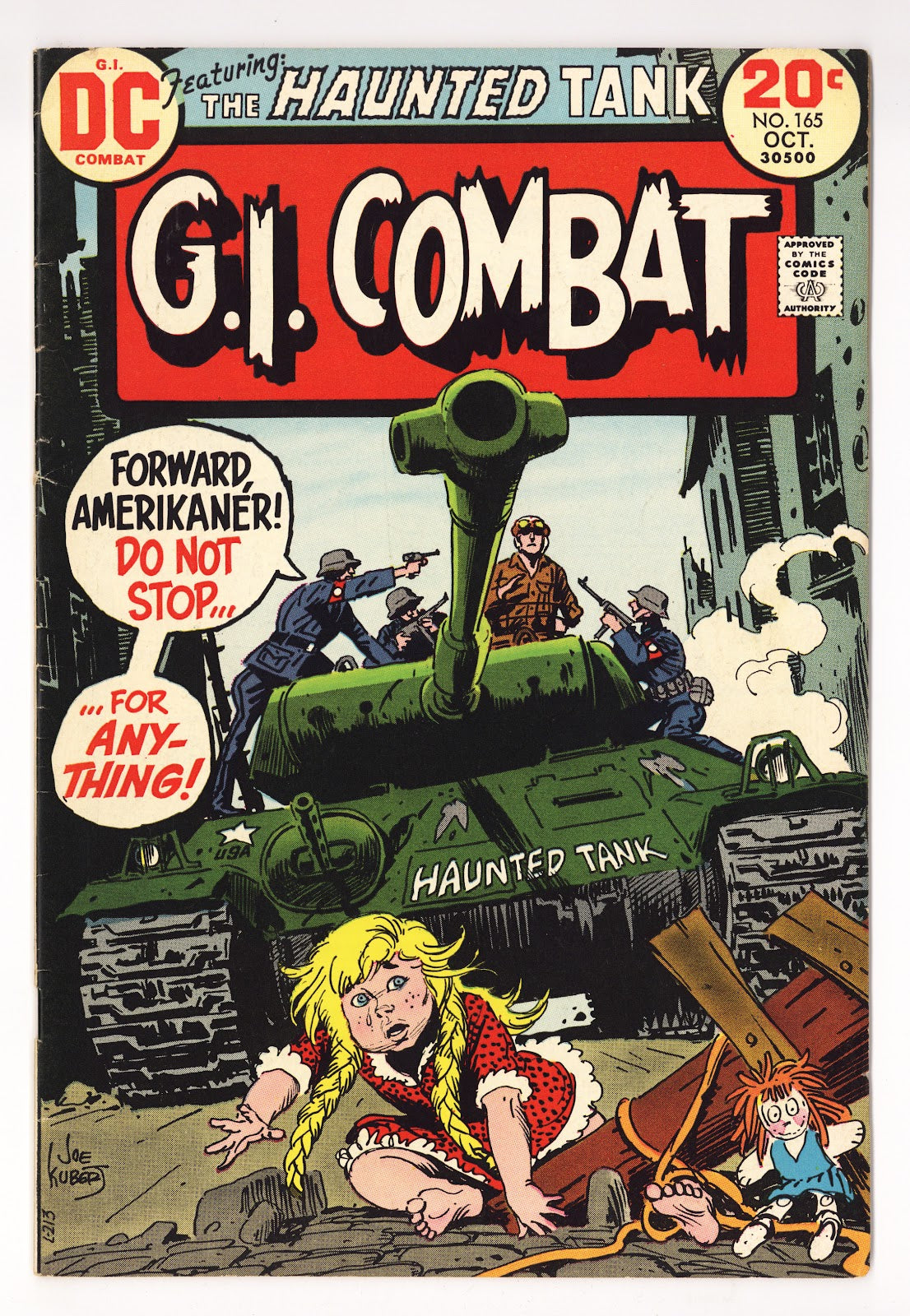 G.I. Combat Vol 1 165  Low Grade   (1973)