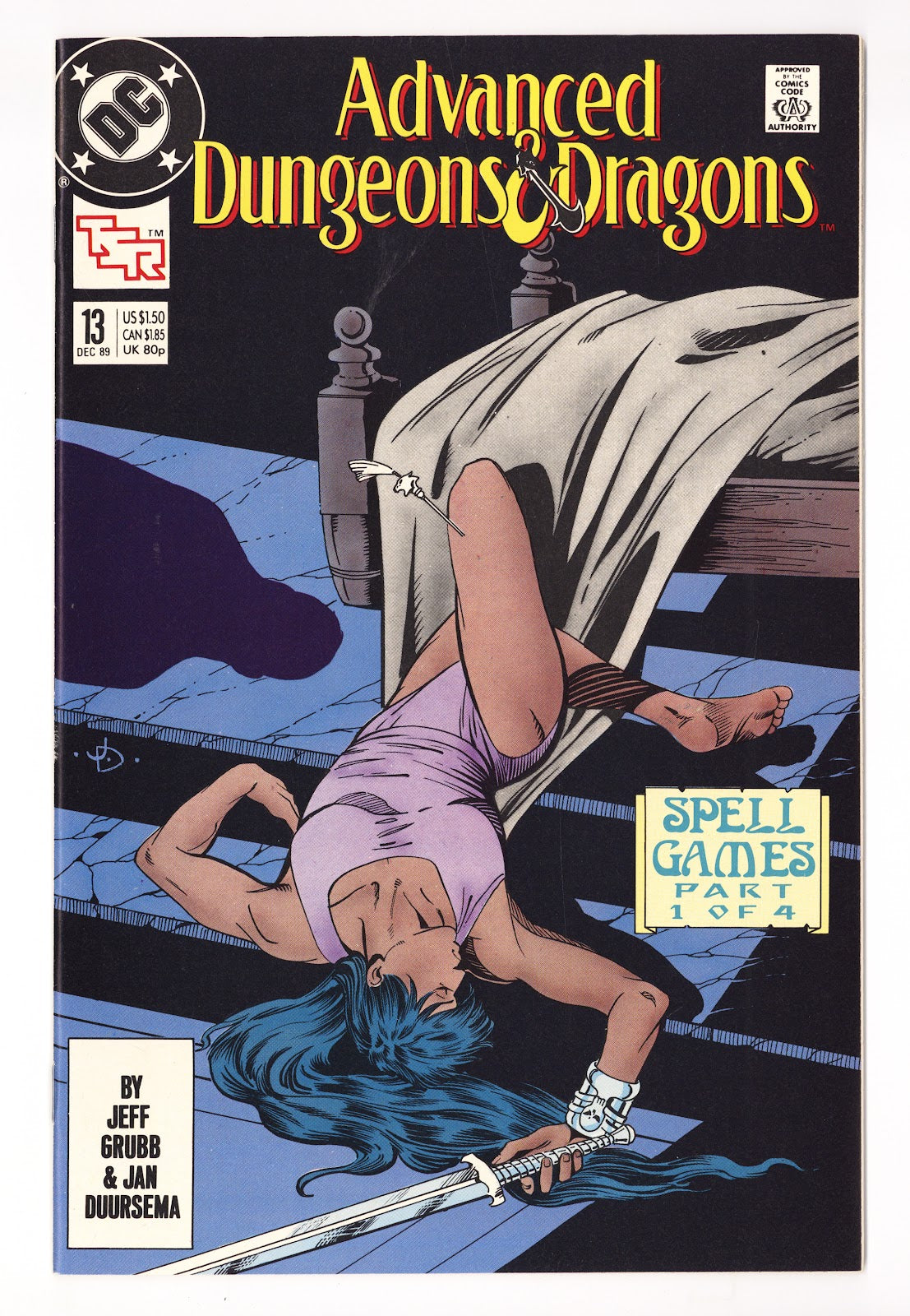 Advanced Dungeons & Dragons Comic Book 13 High Grade (1989) 