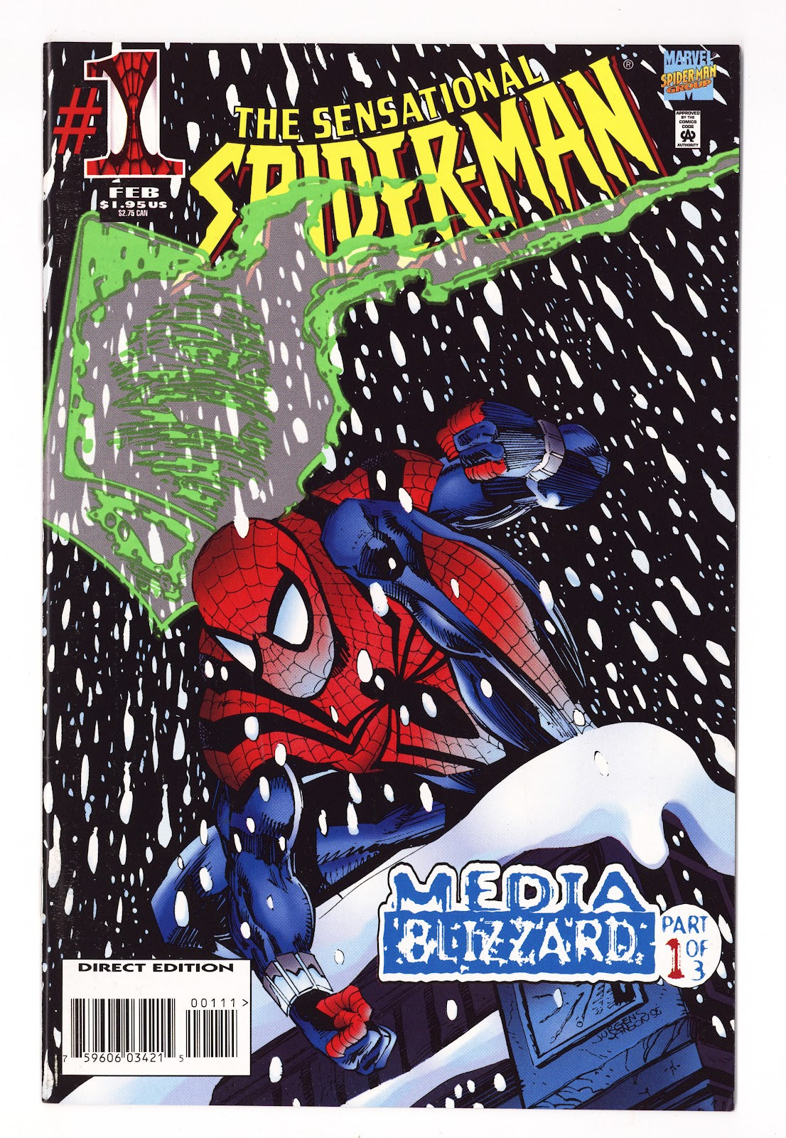 The Sensational Spider-Man Vol 1 1 High Grade (1996) Direct Edition 